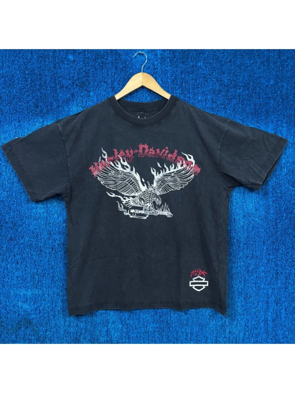 Machine Gun Kelly X Harley Davidson "Lost Americana" Graphic T-Shirt Size Medium